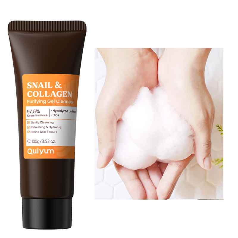 Snail Cream Gel - Delikatny żel do mycia twarzy z