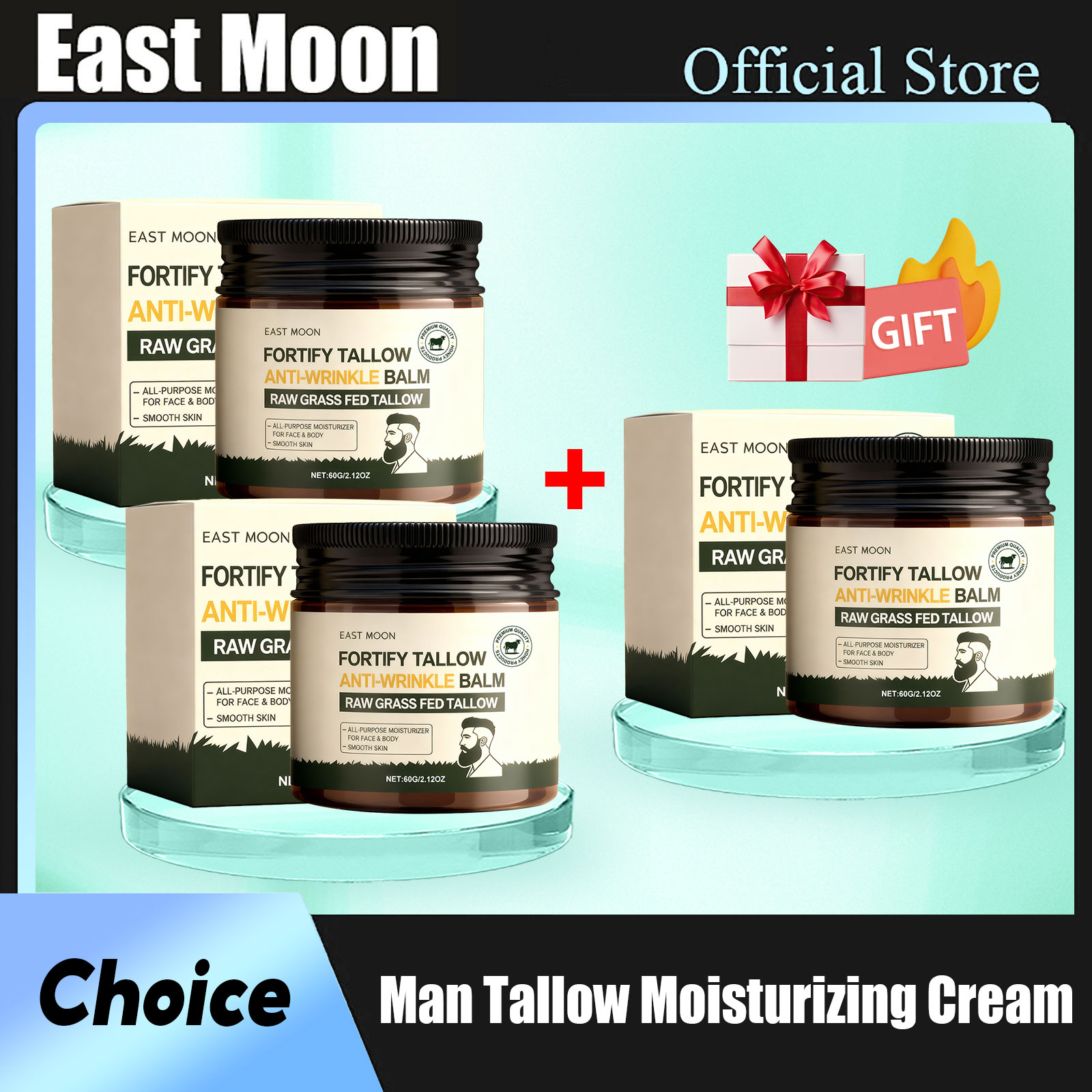 Skincare Glow Glowing - East Moon Face Intensywny Krem Nawilżający