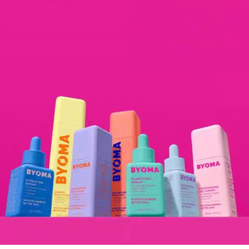 Skincare Glow Glowing - Zestaw kosmetyków BYOMA Skincare: Serum Phyto-Mucin