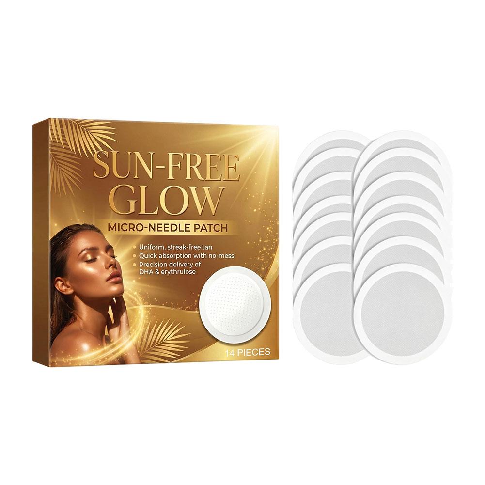 Skincare Glow Glowing - 14 szt. Samoopalające plastry z mikroigłami