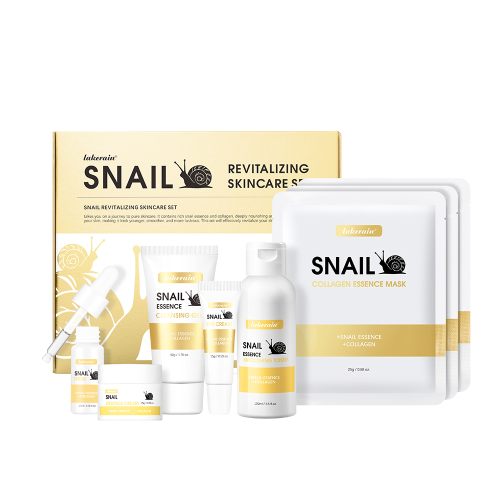 Snail Cream Gel - 8-częściowy zestaw do pielęgnacji skóry z