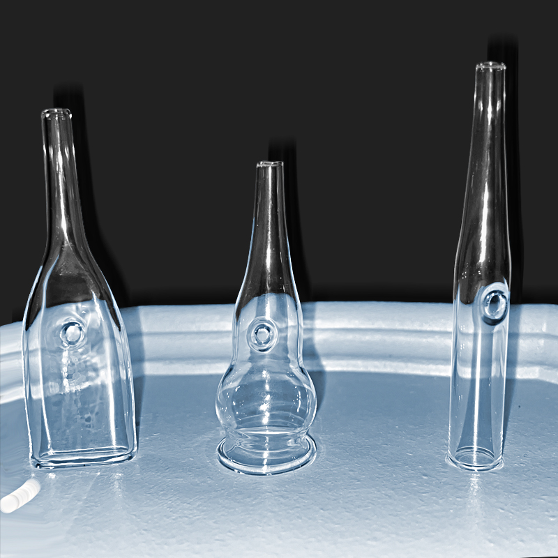 Skincare Scora - 3-stylowe szklane końcówki próżniowe Część zamienna