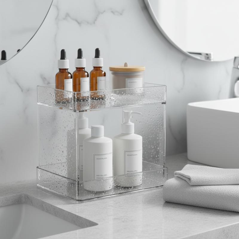 Dwupoziomowy organizer na kosm – Skincare B Erl recenzja i cena