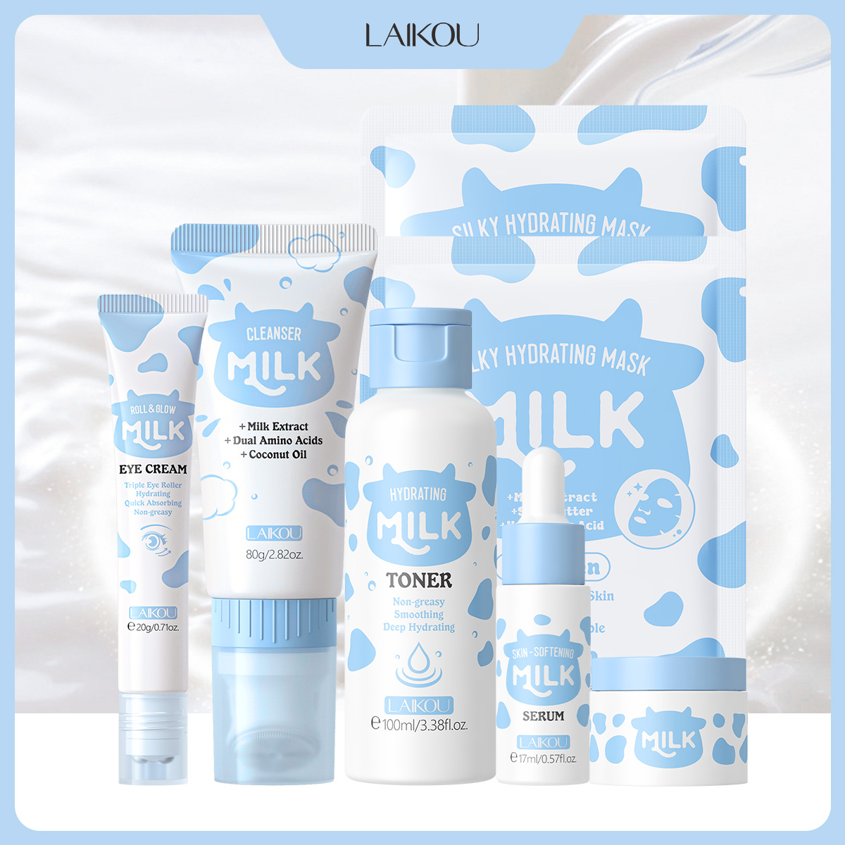 LAIKOU 6-częściowy zestaw do p – Skincare Glow Glowing recenzja i cena