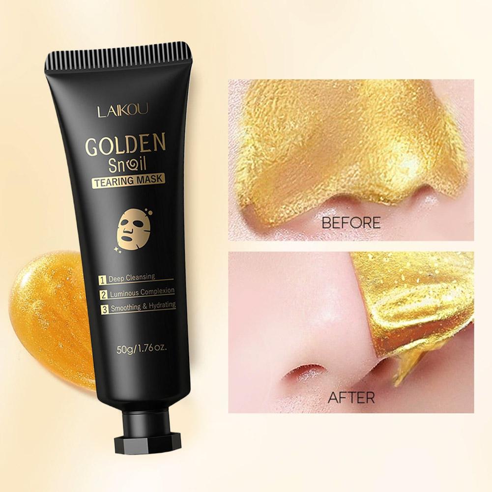LAIKOU 24K Gold SNAIL TEARING  – Snail Cream Gel recenzja i cena